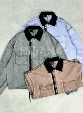 现货 N.HOOLYWOOD WORK JACKET 日产水洗灯芯绒领工装夹克 25AW