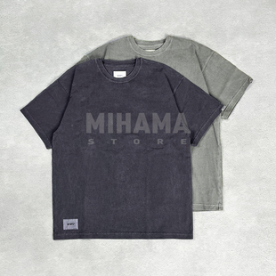 COTTON 现货 T恤 SIGN 水洗复古休闲短袖 25AW WTAPS