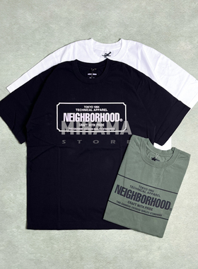 现货NEIGHBORHOOD NH 251 SPOT . TEE SS-8 休闲印花短袖T恤 25SS