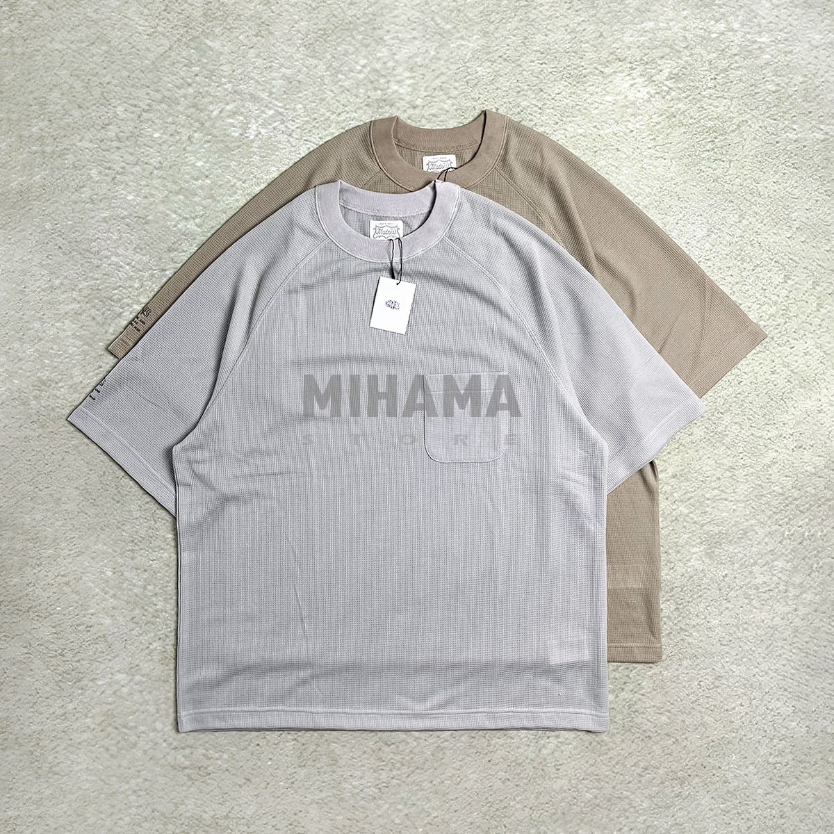 华夫格短袖T恤余文乐25SS