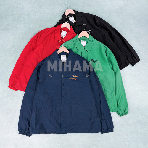 VISVIM刺绣教练夹克26AW