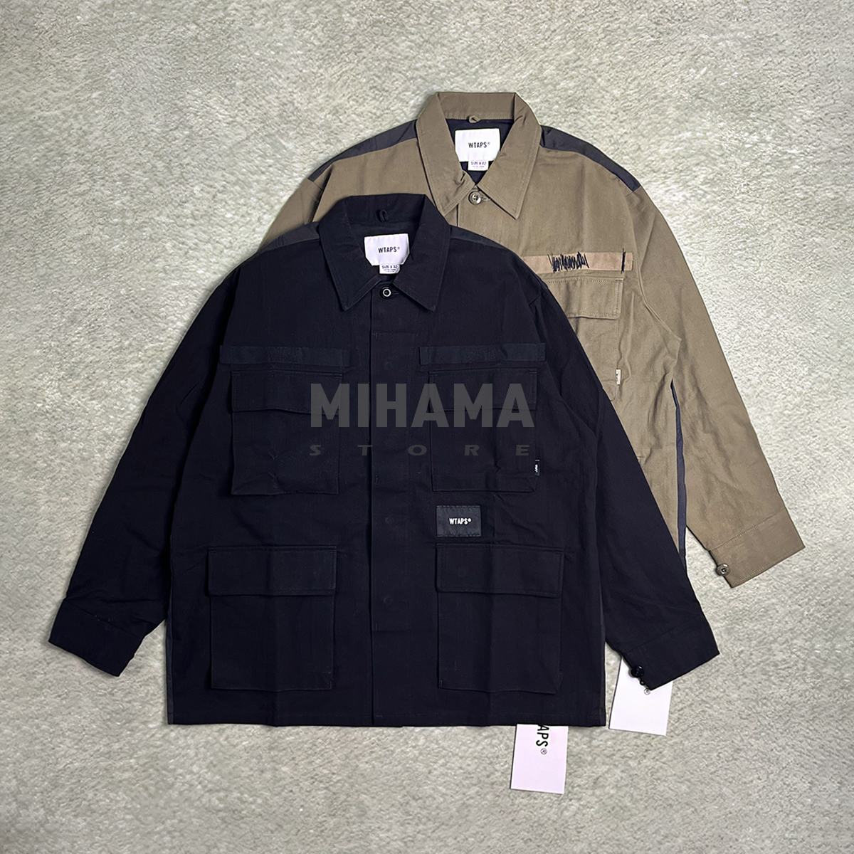 WTAPS刺绣工装四袋长袖衬衫25SS