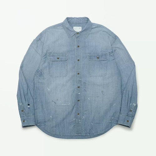 MADNESS水洗牛仔衬衫余文乐26AW