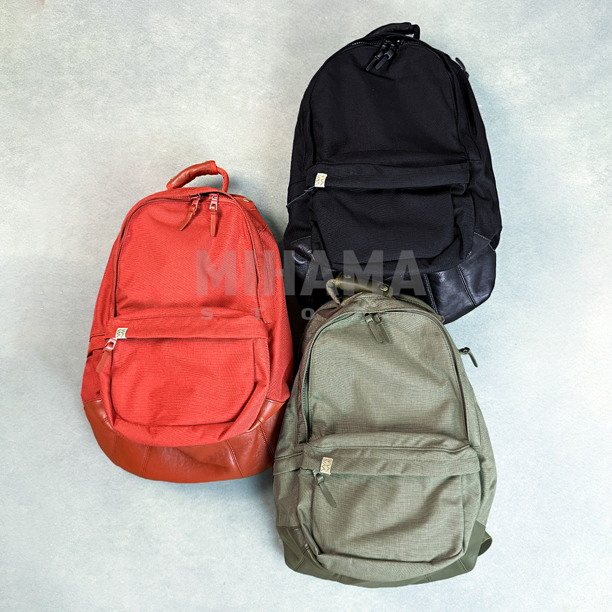 现货 VISVIM CORDURA 22L 植鞣小羊皮尼龙通勤休闲双肩背包 26SS