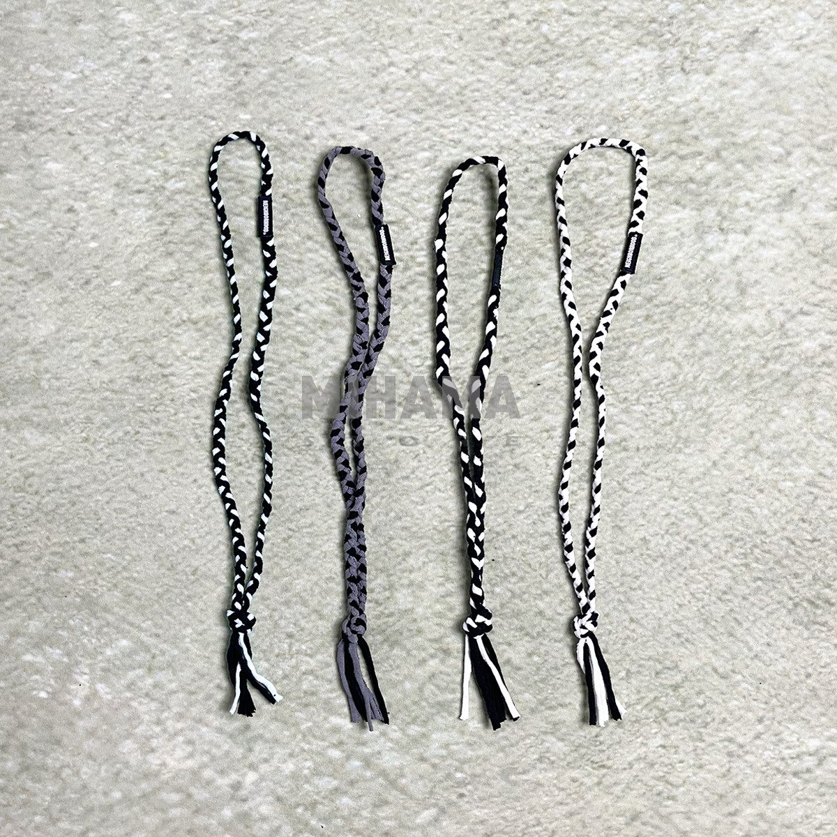 现货NEIGHBORHOOD CS BRAID NECKLACE 提花编织项链饰品25SS