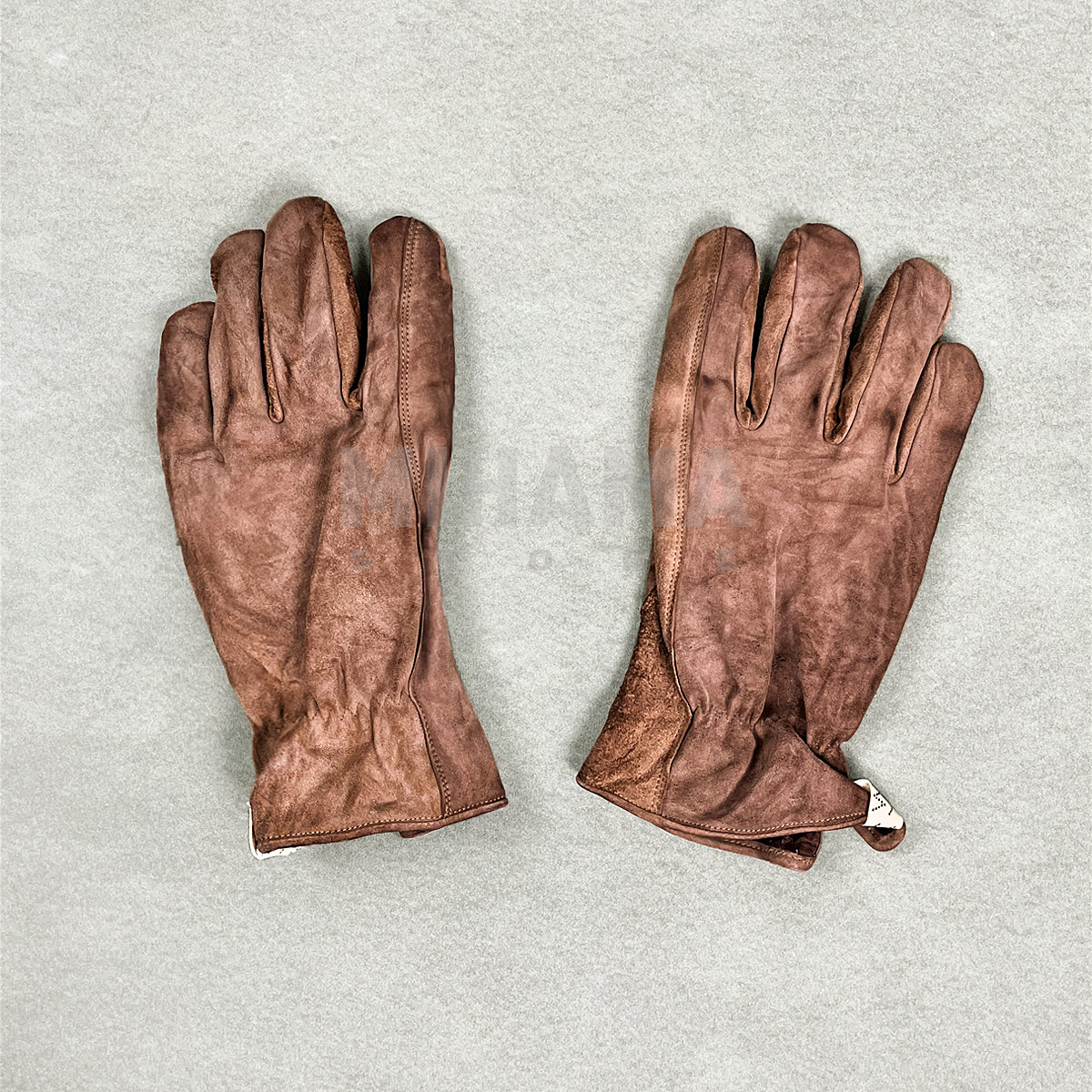 VISVIM植鞣马皮做旧机车手套