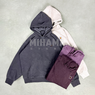 Carhartt 水洗连帽休闲卫衣帽衫 Hooded Sweat 25AW Vista 现货