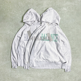 【折扣】ANACHRONORM BALANCE DAMAGED SIDE PARKA 做旧卫衣帽衫