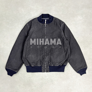 现货 BOWWOW USN DECK ZIP JACKET AGED 做旧复古甲板夹克25AW