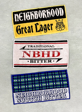 现货 NEIGHBORHOOD PUB TOWEL SET 3条装毛圈提花毛巾 25AW
