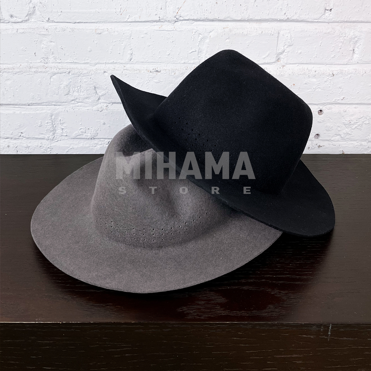 NONNATIVE羊毛大檐礼帽