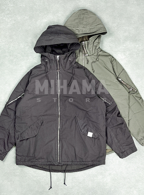 现货 MADNESS MIL-TYPE MOD M51连帽保暖大衣棉服 余文乐25AW