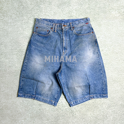 ANACHRONORM做旧牛仔休闲短裤