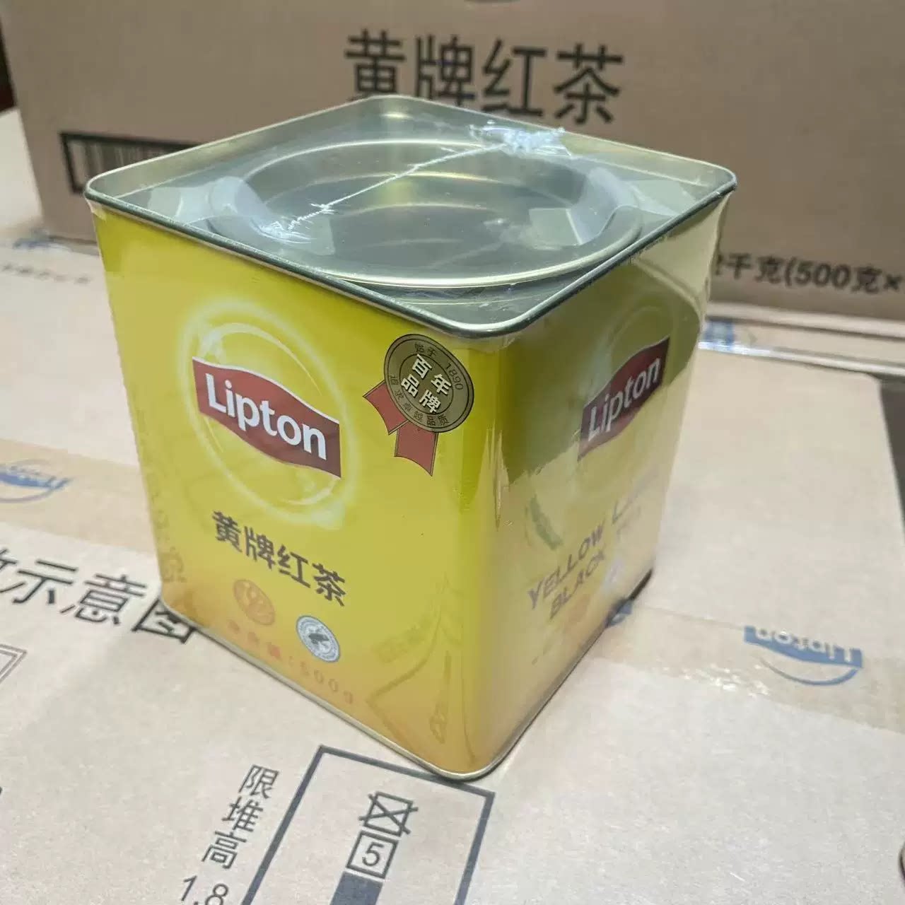 立顿红茶黄牌精选红茶500克小特色产区红茶