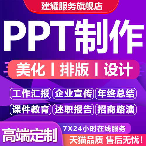 专业ppt制作代做,不满意全额退！