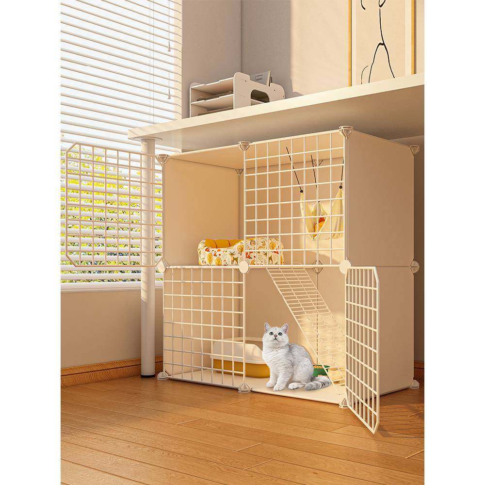 猫笼子家用室内猫窝豪华笼子猫别墅带厕所一体猫屋舍超大自由空间,宠物/宠物食品及用品,猫窝/屋/帐篷/沙发,淘宝优惠券,粉丝福利购,淘宝优惠卷