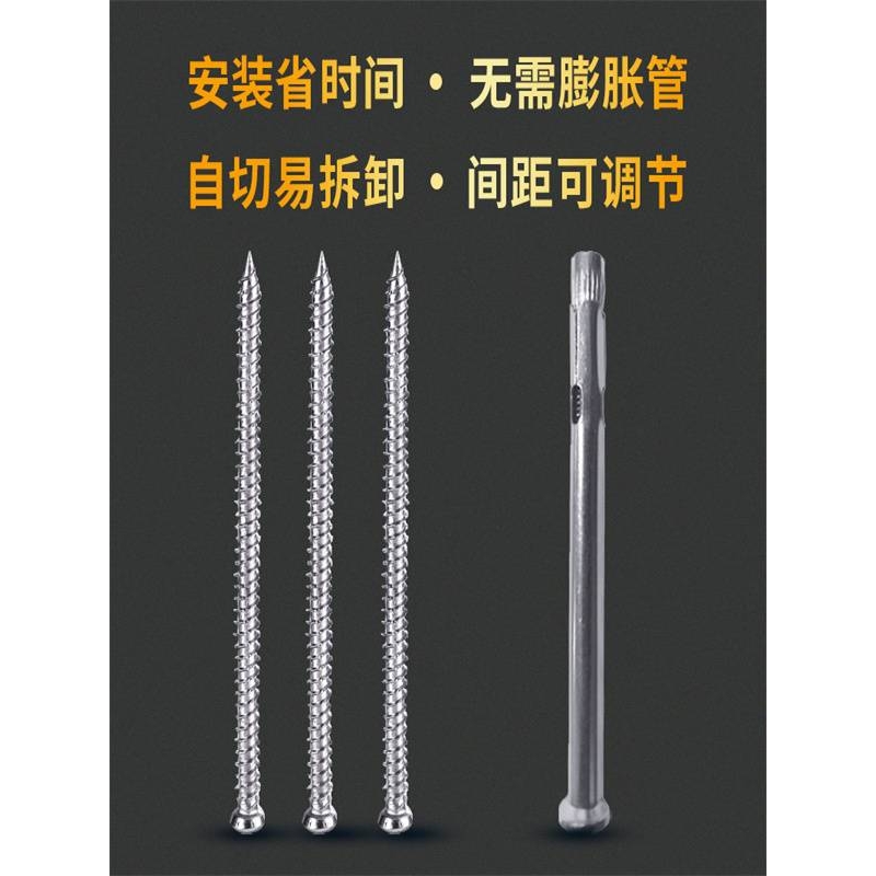 真410不锈钢自切螺丝德式自切螺丝门窗安装足7.5粗102122大小头
