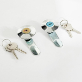 MS401配电箱锁小圆锁转舌锁网络机箱机柜门锁电表箱锁配钥匙