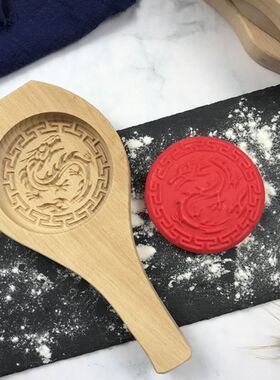 馒头造型模具月饼模型印具花馍绿豆糕做面食花样磨具蒸馒头木家用