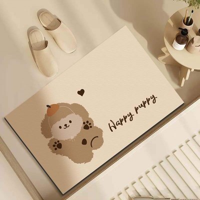 浴室硅藻泥地垫卫生间防滑地毯入户进门垫厕所门口洗手间吸水脚垫