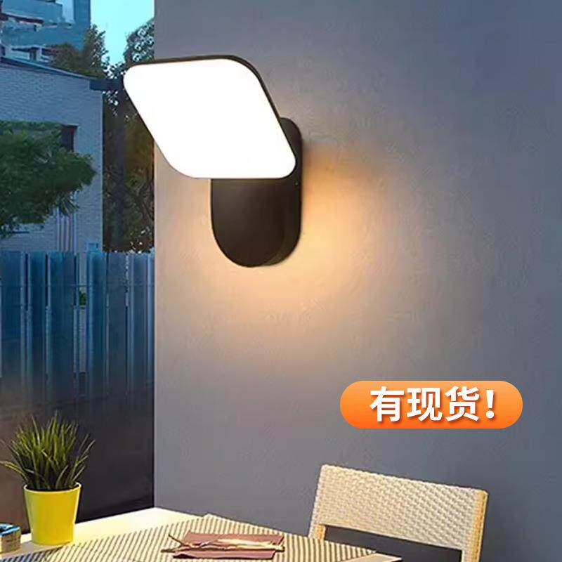 LED铝材户外防水壁灯现代简约酒店客厅走廊过道楼梯卧室床头灯