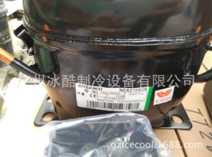 恩布拉科冰箱冰柜制冷压缩机 NEK2168GK 4HP R404A 阿斯帕拉
