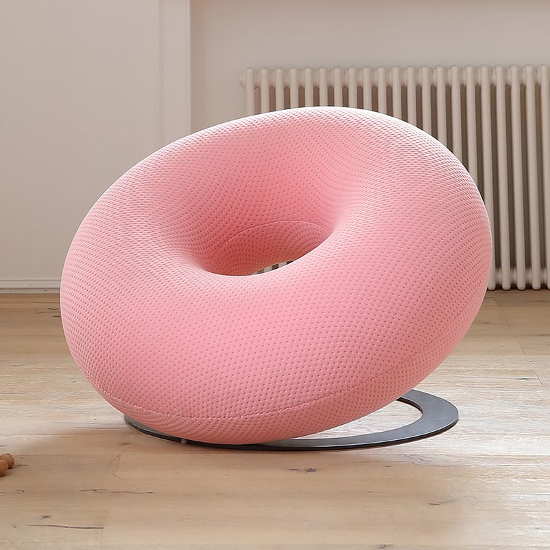设计师创意甜甜圈休闲椅意式极简懒人沙发可爱圆形矮凳沙发椅客厅