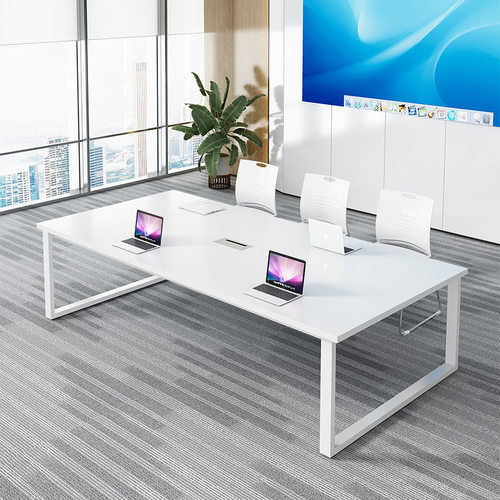 会议桌长桌简约现代大桌子工作台小型会议室长条简易办公桌椅组合