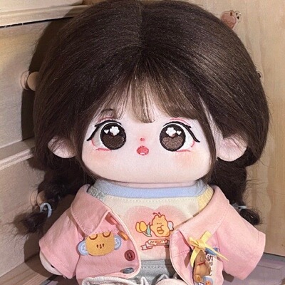 棉花娃娃栗粒sp版有骨架娃衣服20cm公仔玩偶女孩六一节日礼物现货