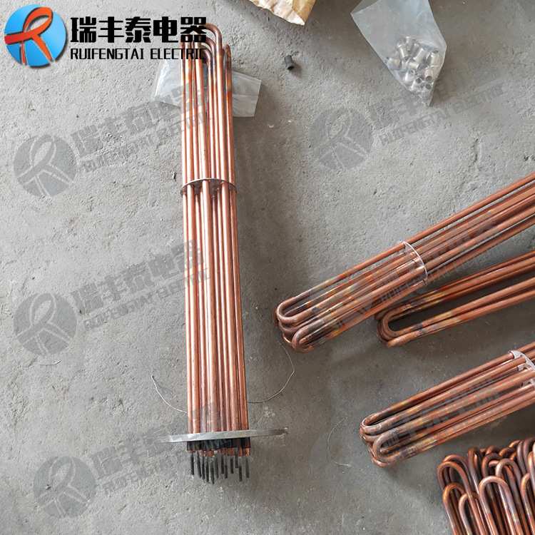 模温机加热管 不锈钢高温电热管 方型法兰加热管 耐腐蚀加热管