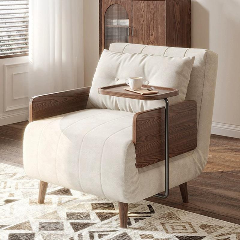 实木沙发床客厅复古可折叠两用小户型新款阳台单双人多功能沙发床