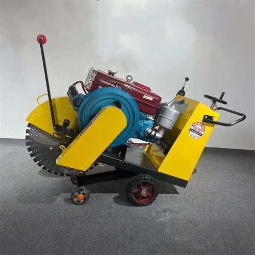 手推式马路切割机 水泥路面切沟切缝开沟 自行走马路切割机