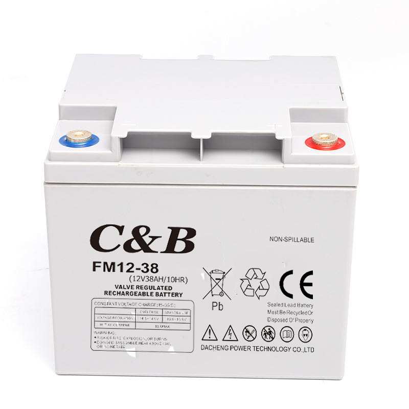 厂家  12V38AH40AH太阳能监控蓄电池 太阳能铅酸免维护电池