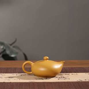 全手工黄金段泥凤雏壶潮州手拉壶三杯冲茶壶工夫紫砂泡茶壶段泥