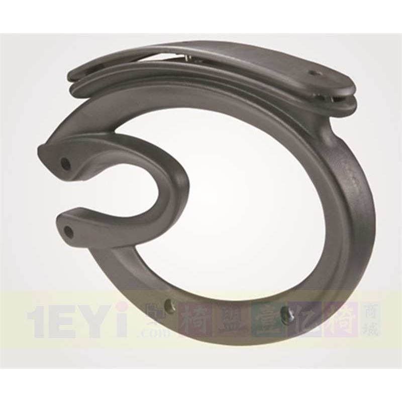 欧默办公转椅职员椅扶手电动三轮车座椅扶手O4深灰尼龙安吉椅盟