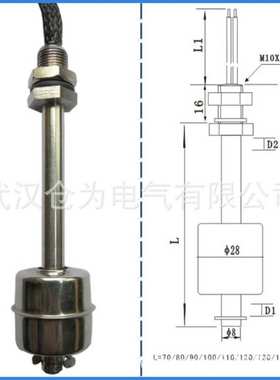 SZFAST耐高温油 水位控制浮球开关 磁感式液位传感器 带法兰