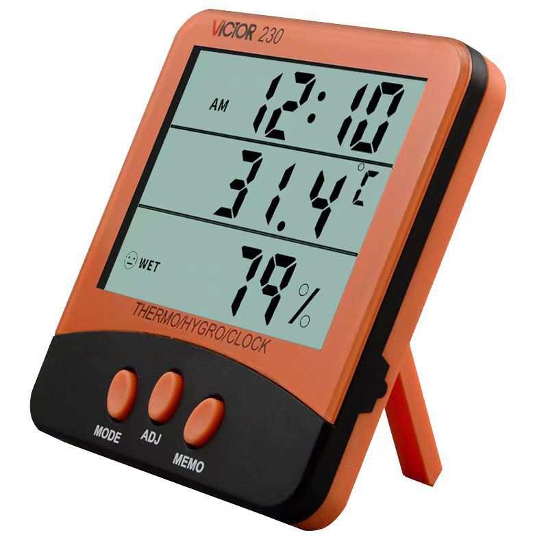 温湿度表VC230/230A/330高精度室内大棚测量温度仪电子温湿度计表