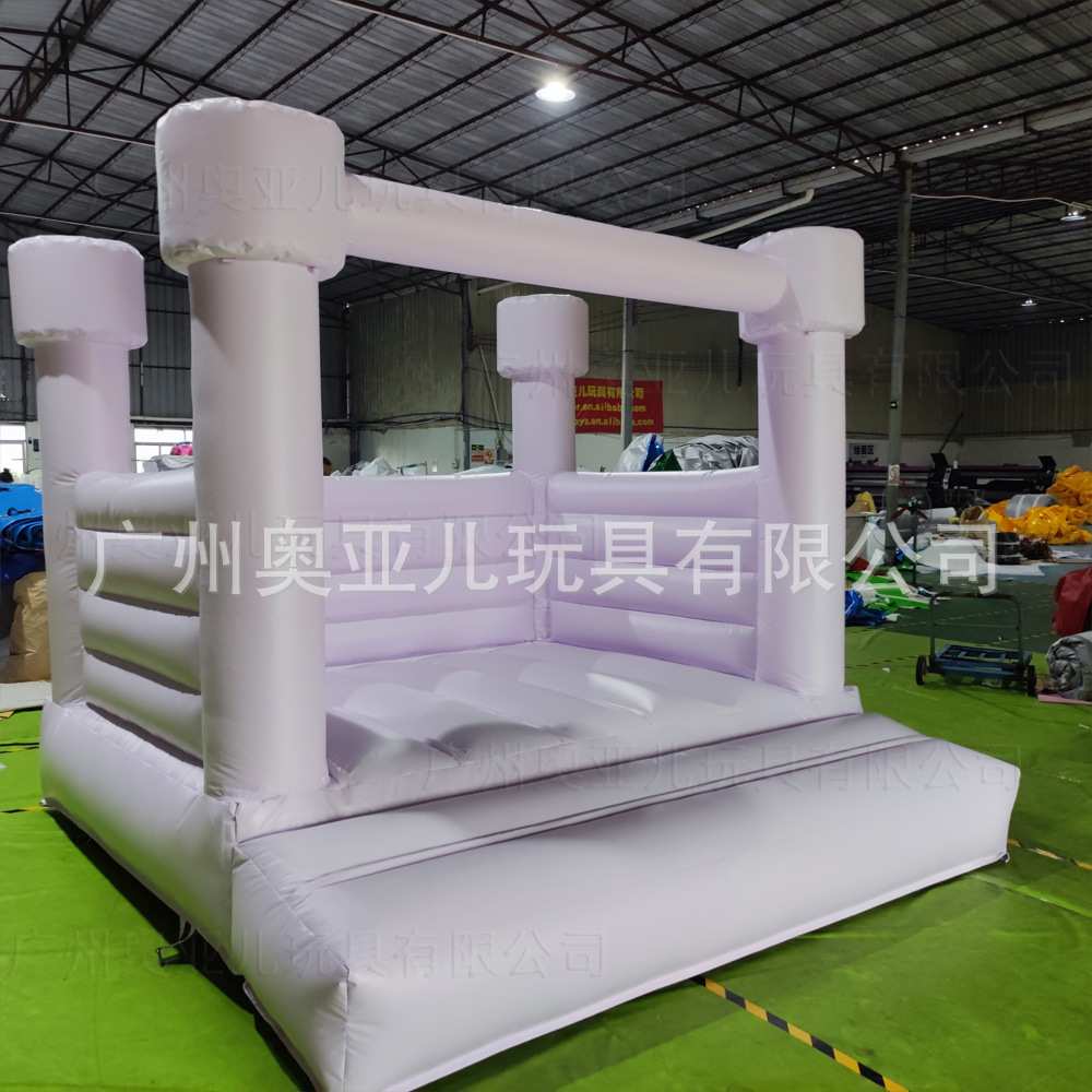 户外充气婚礼跳床儿童派对活动欧美款10x10ft迷你蹦蹦床城堡厂家