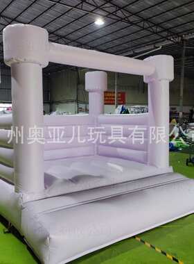 户外充气婚礼跳床儿童派对活动欧美款10x10ft迷你蹦蹦床城堡厂家