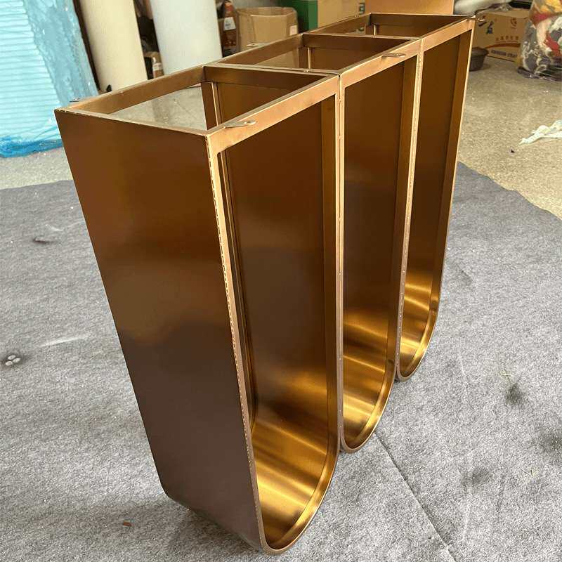 不锈钢桌腿支架U型茶几脚架框定作岛台餐桌吧台支撑柱岩板底座