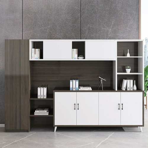 办公室简约现代文件柜木质资料财务档案小柜子矮柜板式抽屉式