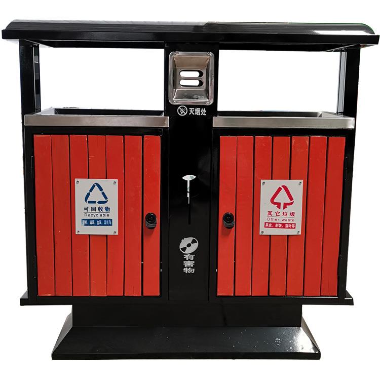 户外垃圾桶不锈钢室外果皮箱小区街道景区环卫大号公共分类垃圾箱