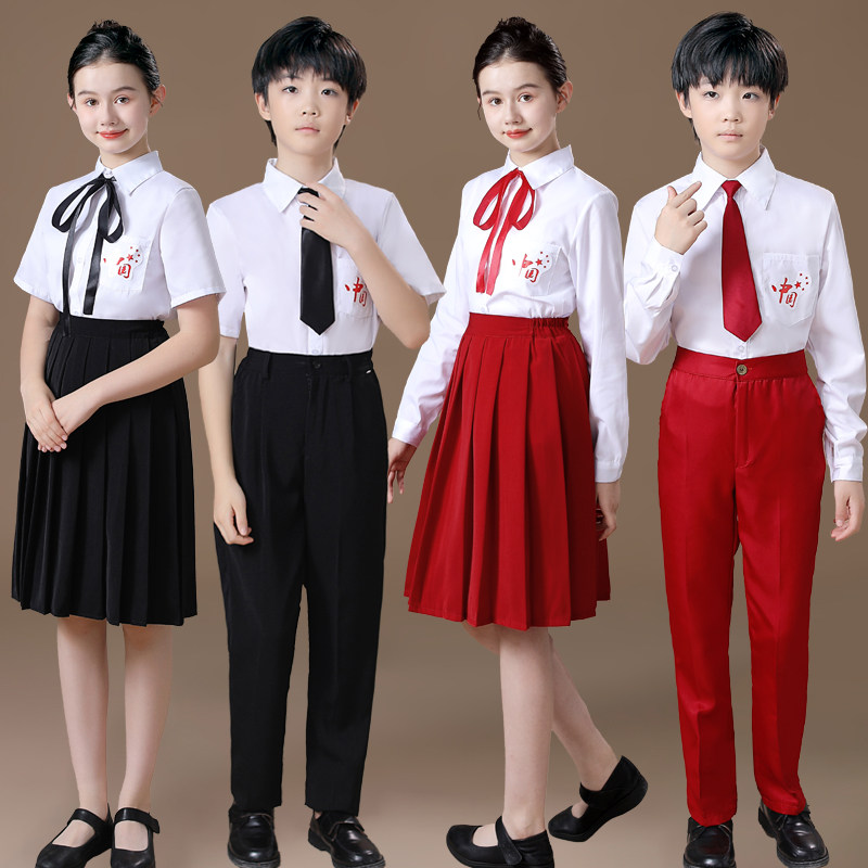儿童大合唱演出服装春学