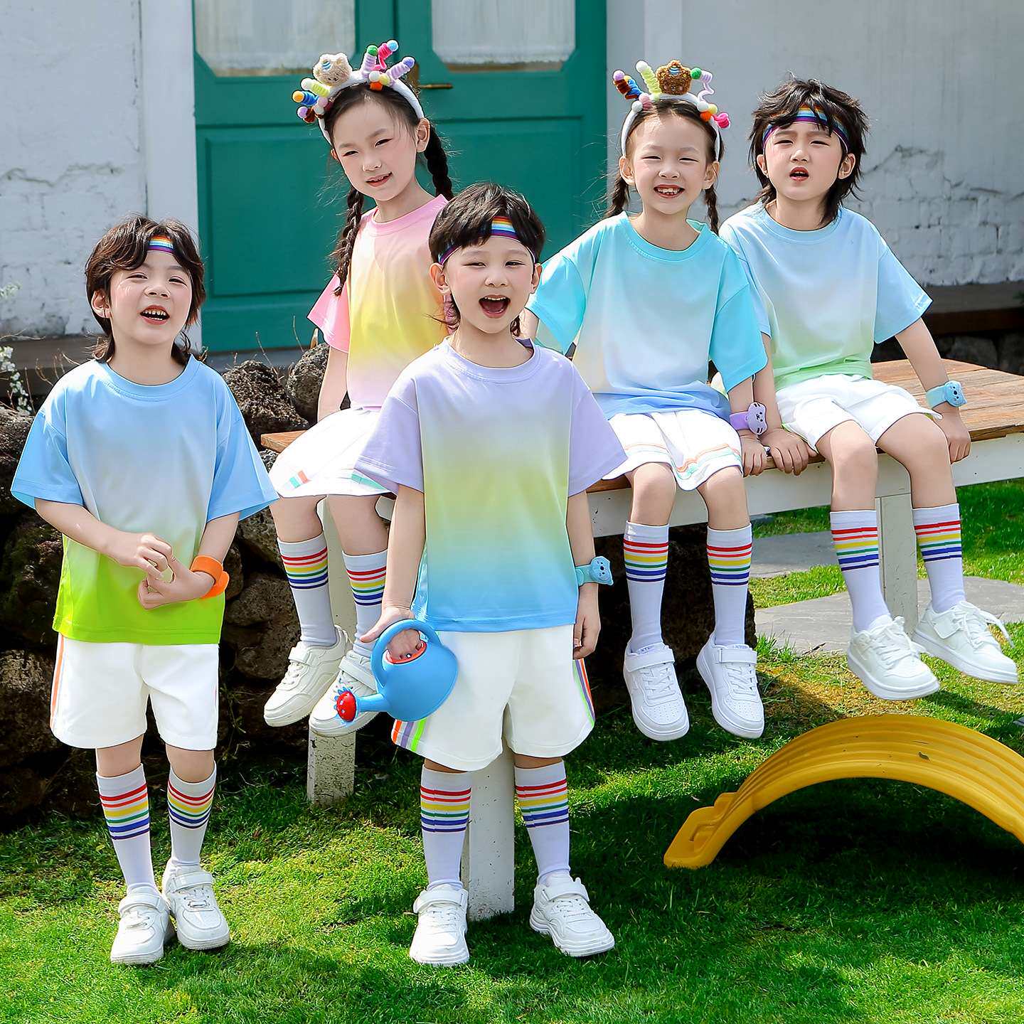 小学生班服运动会套装六一啦啦队