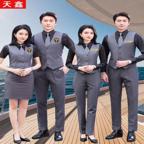 酒吧KTV男服务员马甲套装夜场