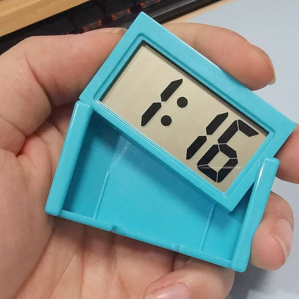 时间显示器小时钟大字表小巧简约厨房桌面角落装饰便携搭配看时间