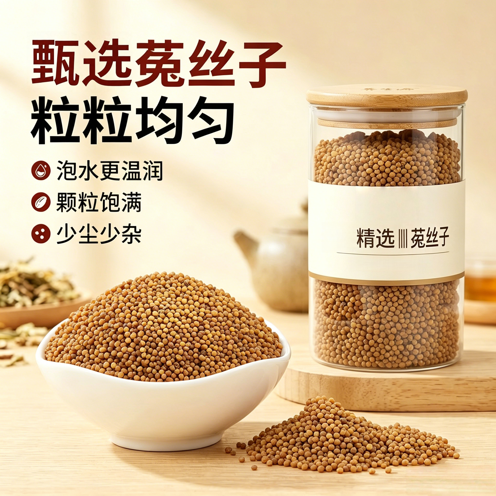 中药茶兔丝子泡水喝的功效与作用