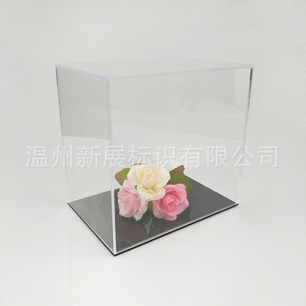 透明亚克力防尘罩动漫玩偶模型展示盒私人订制宠物玩具盒