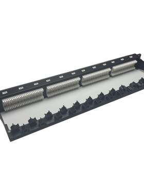 CAT.5E/6网络配线架24口千兆1U超五类六类超六类非屏蔽19英寸机柜