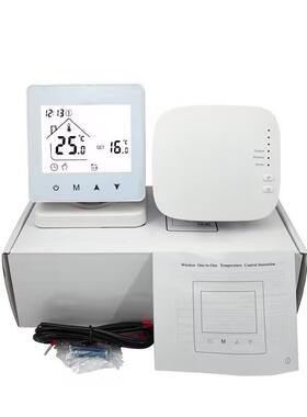 智能温控器M4LR壁挂炉款带接收器可编程智能温度控制调节器